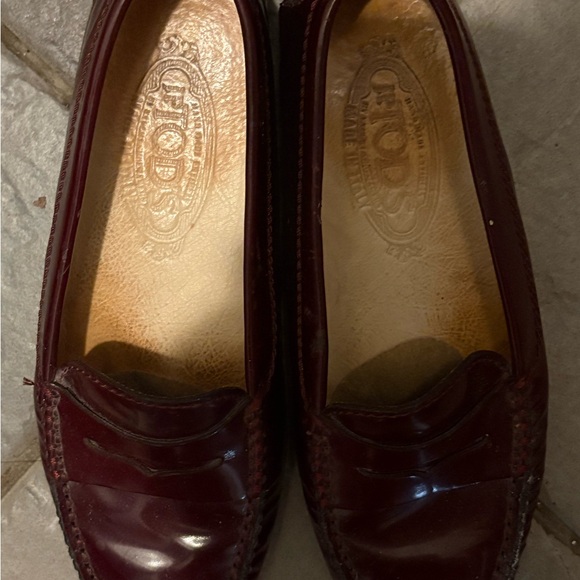 Tods Gommino Burgundy Driving Loafers made in Italy - Picture 7 of 10